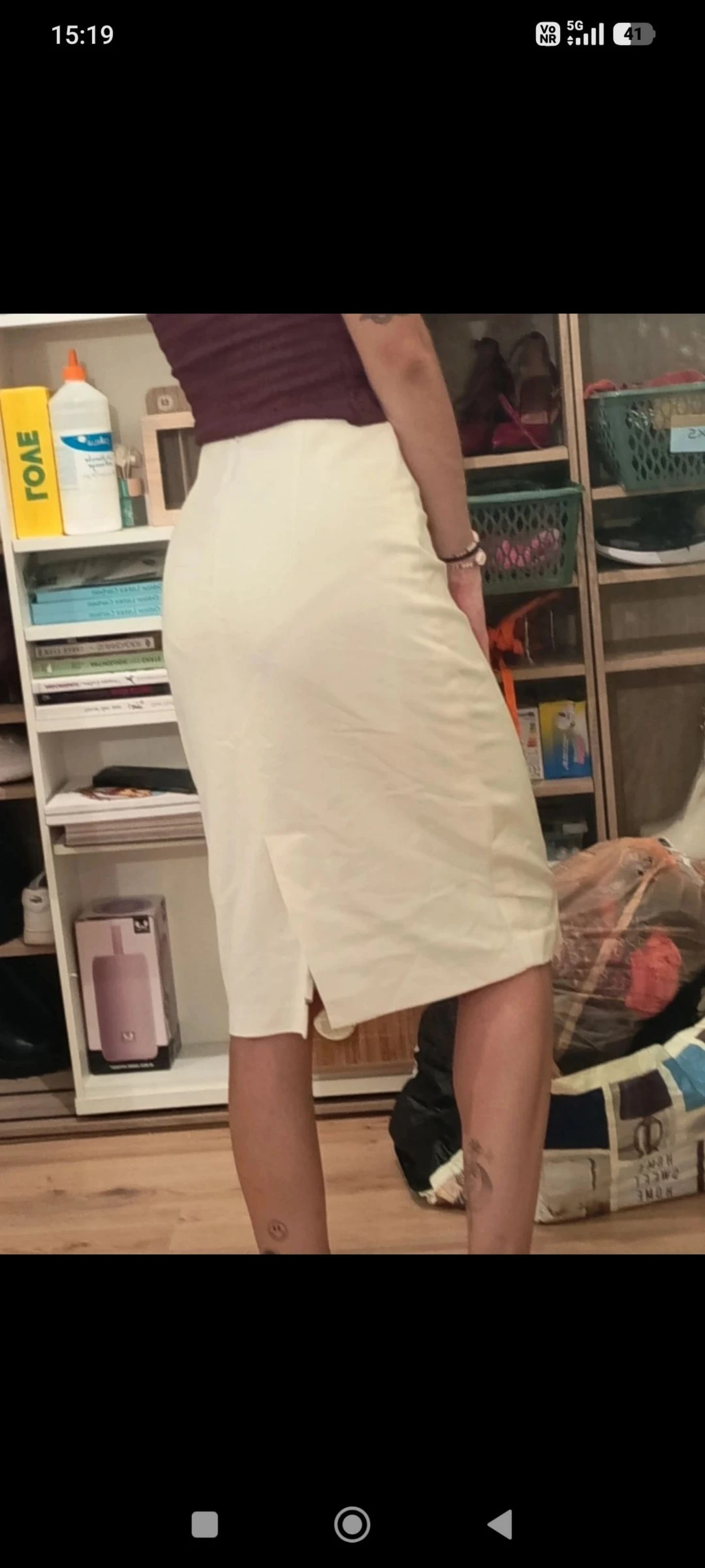 White pencil skirt – photo 2